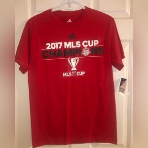 NWT. Adidas 2017 TFC MLS cup champion t shirt